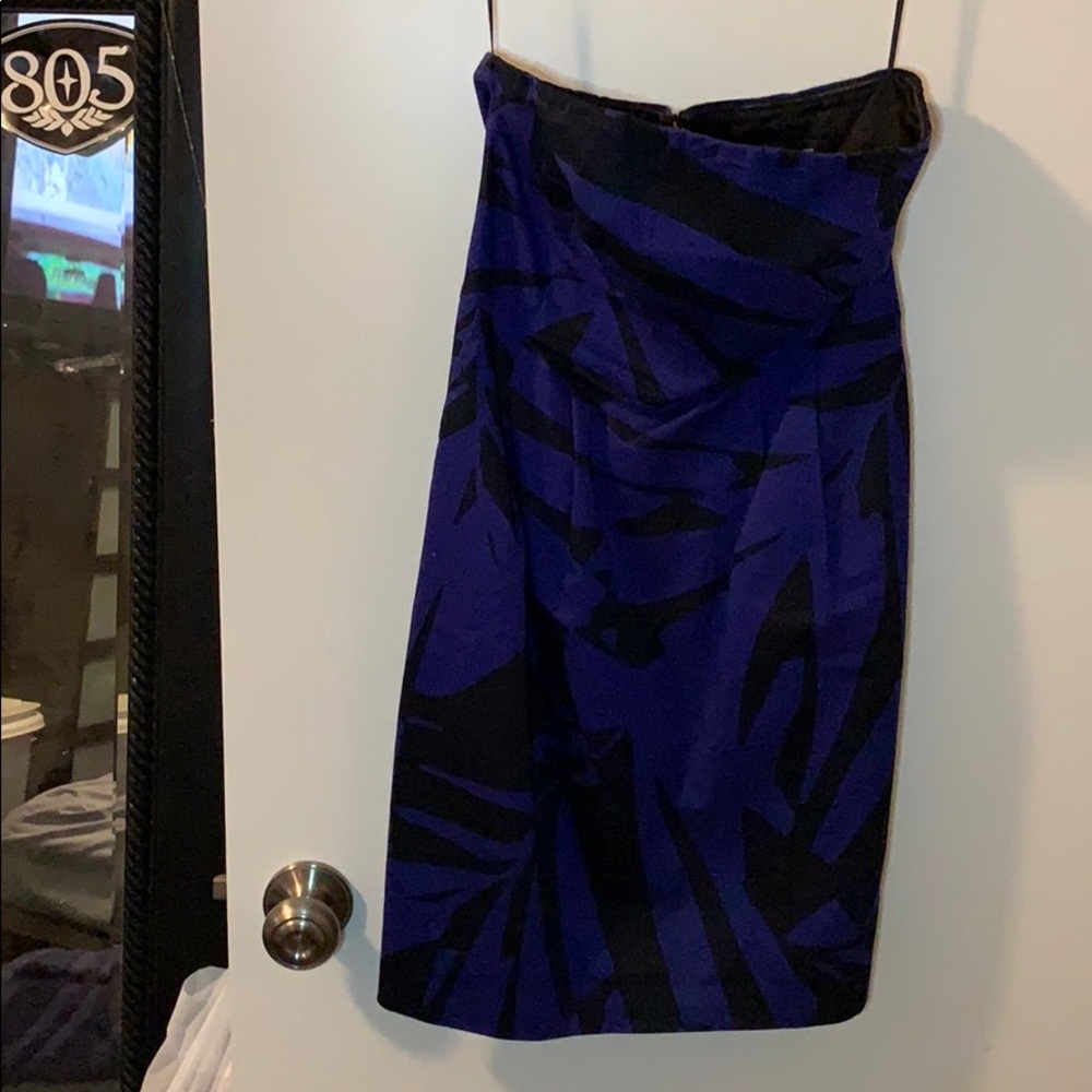 Zebra print cocktail dress